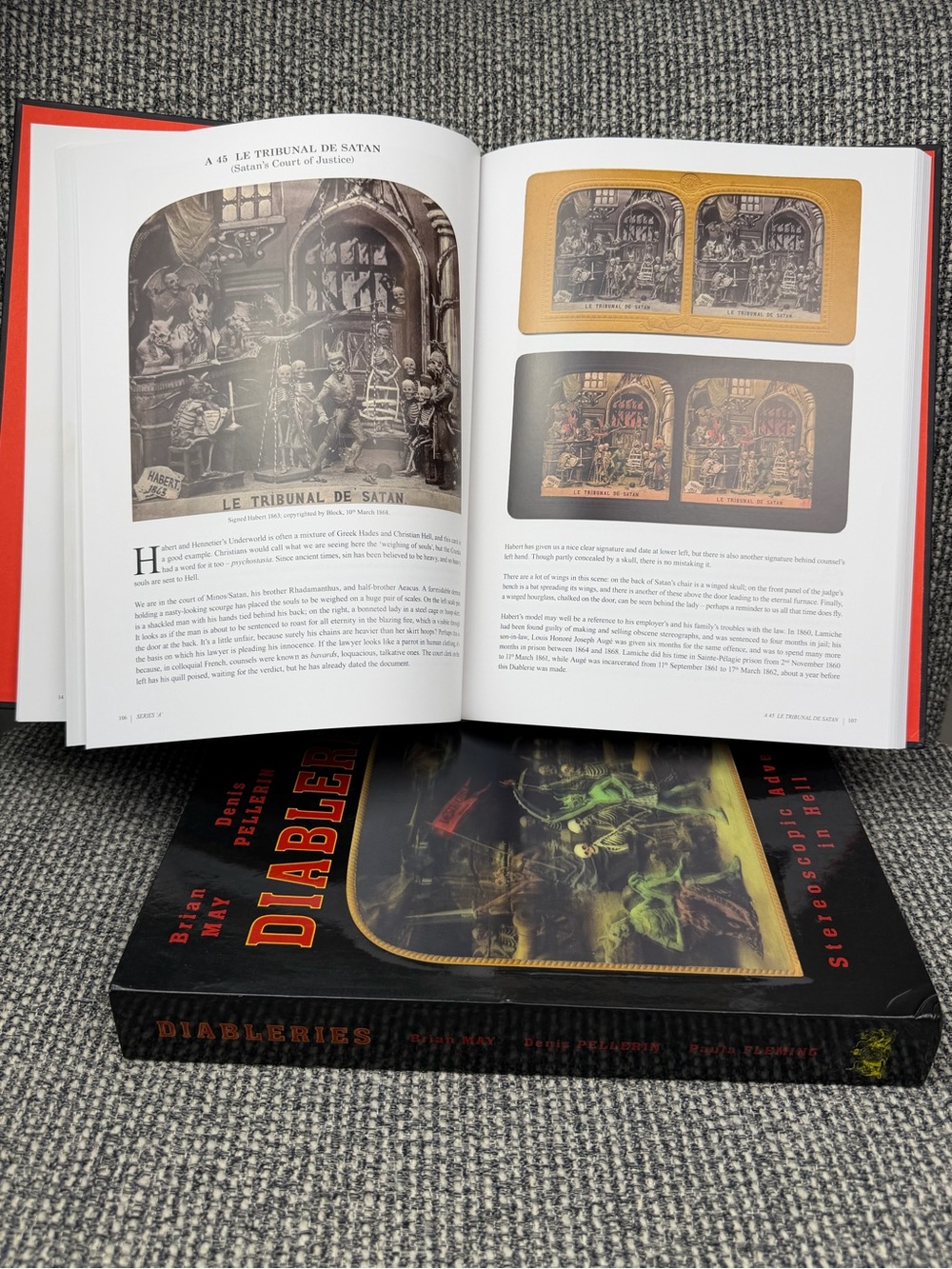 Diableries Stereoscopic Adventures in Hell Brian May 2013 1st Ed OWL Viewer